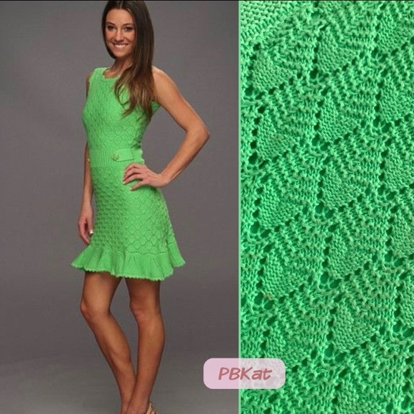 Lilly Pulitzer Dresses & Skirts - Lilly Pulitzer Green Sweater Dress